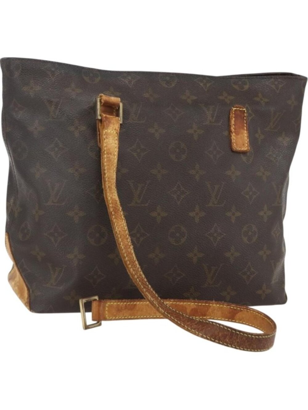 LOUIS VUITTON Monogram Cabas Piano Tote Bag M51148